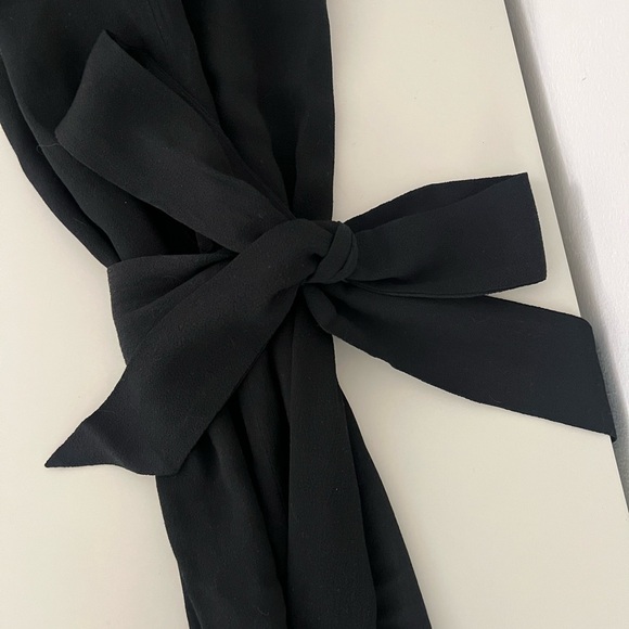 Reformation Milly Black Jumpsuit with Belt Size: XS - Picture 5 of 6